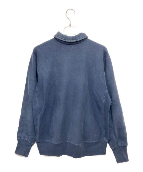 A.PRESSE（アプレッセ）A.PRESSE (アプレッセ) Vintage Half Zip Sweatshirt ブルー サイズ:3の古着・服飾アイテム