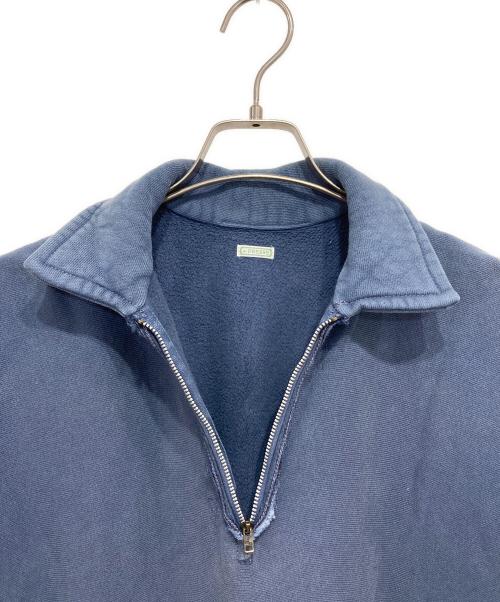 A.PRESSE（アプレッセ）A.PRESSE (アプレッセ) Vintage Half Zip Sweatshirt ブルー サイズ:3の古着・服飾アイテム