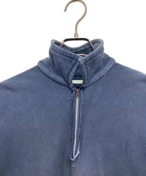 A.PRESSE（アプレッセ）A.PRESSE (アプレッセ) Vintage Half Zip Sweatshirt ブルー サイズ:3の古着・服飾アイテム