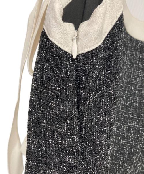 HER LIP TO（ハーリップトゥ）HER LIP TO (ハーリップトゥ) Tweed Long Dress ブラック サイズ:Ｍの古着・服飾アイテム