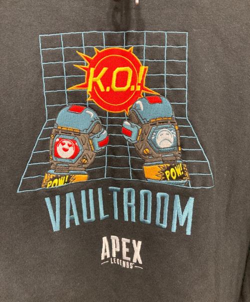 vault room（ボルトルーム）vault room (ボルトルーム) APEX LEGENDS (エイペックスレジェンズ) PATHFINDER HOODIE ブラック サイズ:Ｌの古着・服飾アイテム