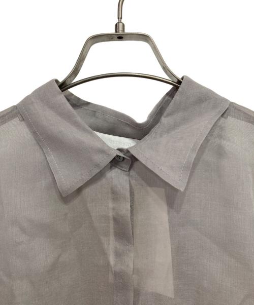 AMOMENTO（アモーメント）AMOMENTO (アモーメント) SHEER SLIM RT SHIRTS グレー サイズ:１の古着・服飾アイテム
