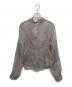 AMOMENTO (アモーメント) SHEER SLIM RT SHIRTS グレー サイズ:１：5000円