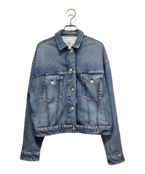 rag&bone（ラグアンドボーン）rag&bone (ラグアンドボーン) デニムプリントトラッカーブルゾン インディゴ サイズ:Sの古着・服飾アイテム