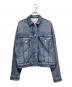 rag&bone（ラグアンドボーン）の古着「デニムプリントトラッカーブルゾン」｜インディゴ