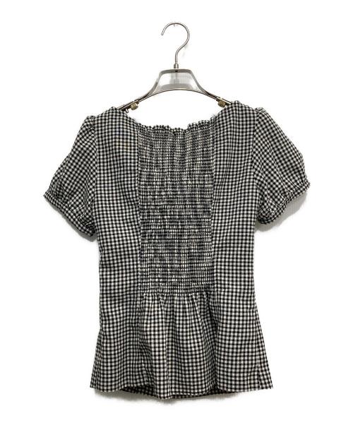 ANDMARY（アンドマリー）ANDMARY (アンドマリー) Dorothy gingham check set up ホワイト×ブラック サイズ:Freeの古着・服飾アイテム