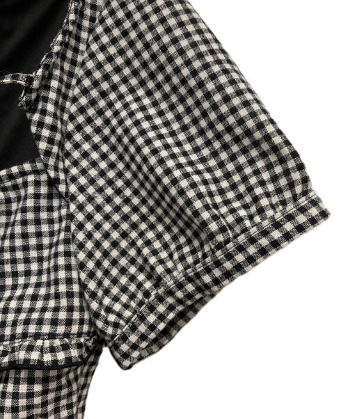 ANDMARY（アンドマリー）ANDMARY (アンドマリー) Dorothy gingham check set up ホワイト×ブラック サイズ:Freeの古着・服飾アイテム