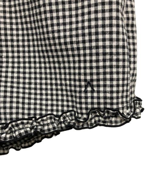 ANDMARY（アンドマリー）ANDMARY (アンドマリー) Dorothy gingham check set up ホワイト×ブラック サイズ:Freeの古着・服飾アイテム