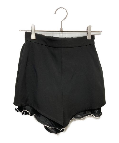 darich（ダーリッチ）darich (ダーリッチ) パールショルダーセットアップ ブラック サイズ:FREEの古着・服飾アイテム