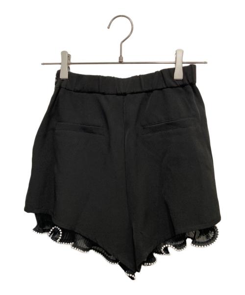 darich（ダーリッチ）darich (ダーリッチ) パールショルダーセットアップ ブラック サイズ:FREEの古着・服飾アイテム