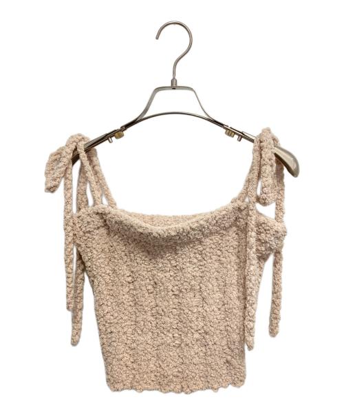 ANDMARY（アンドマリー）ANDMARY (アンドマリー) Elmo knit set ベージュ サイズ:Fの古着・服飾アイテム