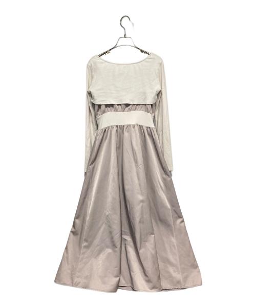 Crayme（クレイミー）Crayme (クレイミー) Front Zip Line Dress Set ベージュ サイズ:Fの古着・服飾アイテム