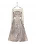Crayme（クレイミー）の古着「Front Zip Line Dress Set」｜ベージュ