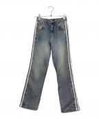 adidasアディダス）の古着「DENIM FIREBIRD TRACK PANTS」｜インディゴ