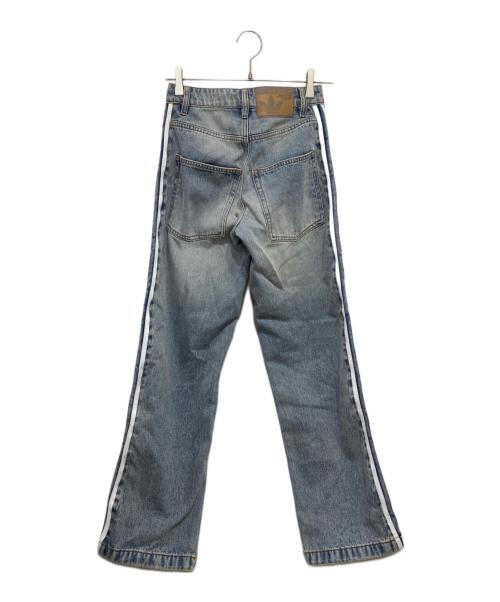 adidas（アディダス）adidas (アディダス) DENIM FIREBIRD TRACK PANTS インディゴ サイズ:24の古着・服飾アイテム