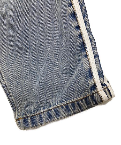 adidas（アディダス）adidas (アディダス) DENIM FIREBIRD TRACK PANTS インディゴ サイズ:24の古着・服飾アイテム