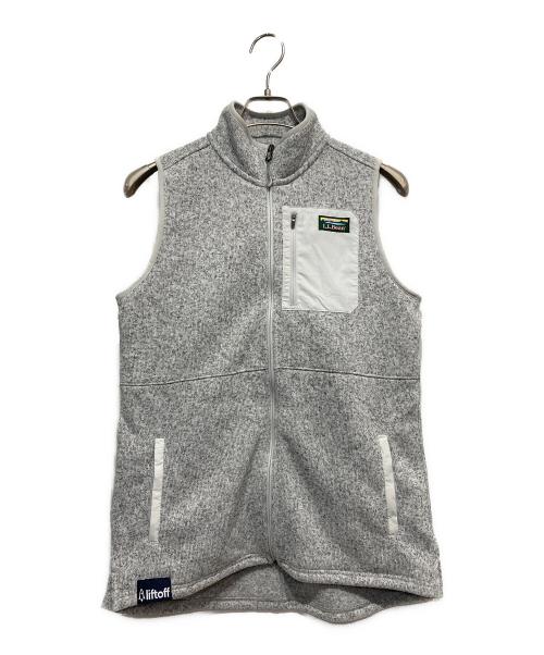L.L.Bean（エルエルビーン）L.L.Bean (エルエルビーン) フルジップフリースベスト グレー サイズ:Mの古着・服飾アイテム
