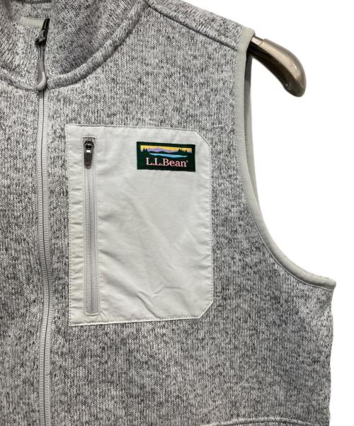 L.L.Bean（エルエルビーン）L.L.Bean (エルエルビーン) フルジップフリースベスト グレー サイズ:Mの古着・服飾アイテム