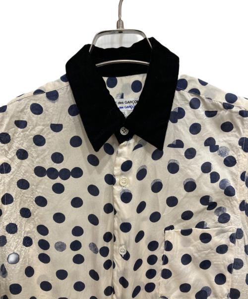 COMME des GARCONS COMME des GARCONS（コムデギャルソン コムデギャルソン）COMME des GARCONS COMME des GARCONS (コムデギャルソン コムデギャルソン) ドットシャツ ホワイト サイズ:SSの古着・服飾アイテム