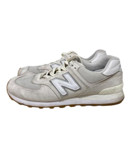 NEW BALANCE（ニューバランス）NEW BALANCE (ニューバランス) ローカットスニーカー アイボリー サイズ:27.5の古着・服飾アイテム
