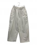 ATAアタ）の古着「nylon cocoon pants」｜アイボリー