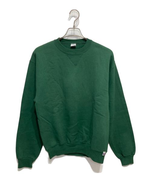 RUSSELL ATHLETIC（ラッセルアスレチック）RUSSELL ATHLETIC (ラッセルアスレチック) L/Sスウェット グリーン サイズ:Mの古着・服飾アイテム