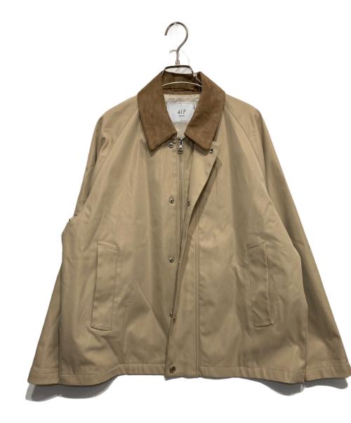 417 by EDIFICE（417 バイ エディフィス）417 by EDIFICE (417 バイ エディフィス) ショートブルゾン ベージュ サイズ:Sの古着・服飾アイテム