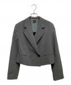 Spick and Spanスピック＆スパン）の古着「ハイツイストクロスショートジャケット」｜グレー