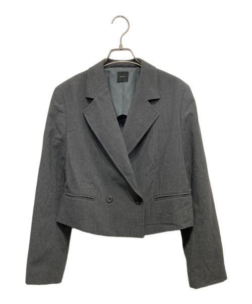 Spick and Span（スピック＆スパン）Spick and Span (スピック＆スパン) ハイツイストクロスショートジャケット グレー サイズ:-の古着・服飾アイテム