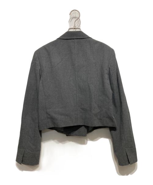 Spick and Span（スピック＆スパン）Spick and Span (スピック＆スパン) ハイツイストクロスショートジャケット グレー サイズ:-の古着・服飾アイテム