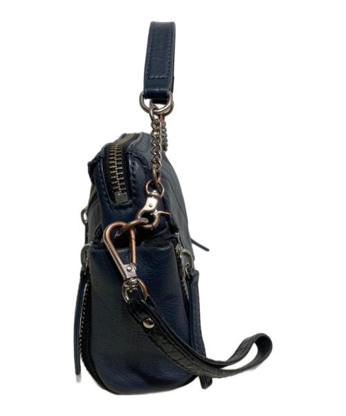 DIESEL（ディーゼル）DIESEL (ディーゼル) ジップデザインハンドバッグ ネイビー サイズ:-の古着・服飾アイテム