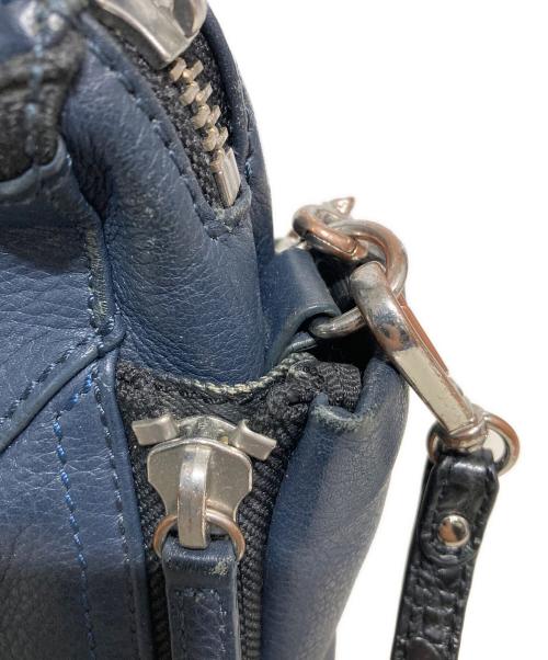 DIESEL（ディーゼル）DIESEL (ディーゼル) ジップデザインハンドバッグ ネイビー サイズ:-の古着・服飾アイテム