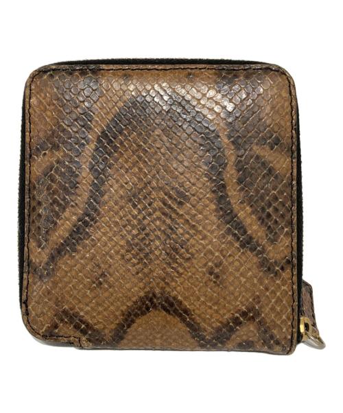 CELINE（セリーヌ）CELINE (セリーヌ) ジップウォレット ブラウンの古着・服飾アイテム