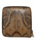 CELINE (セリーヌ) ジップウォレット ブラウン：8000円