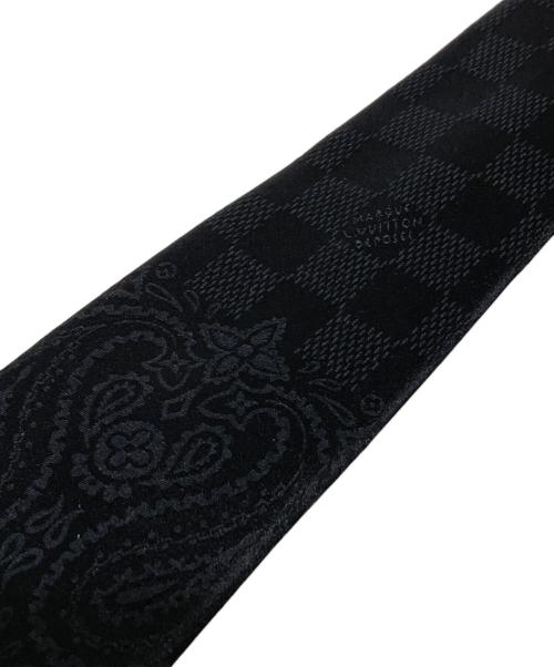 LOUIS VUITTON（ルイ ヴィトン）LOUIS VUITTON (ルイ ヴィトン) Bandana Damier Tie ブラック サイズ:表記無しの古着・服飾アイテム
