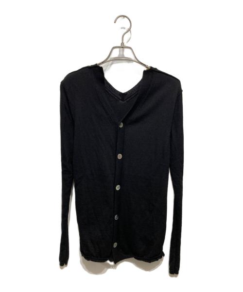 COMME des GARCONS（コムデギャルソン）COMME des GARCONS (コムデギャルソン) 変形カーディガン ブラック サイズ:Sの古着・服飾アイテム