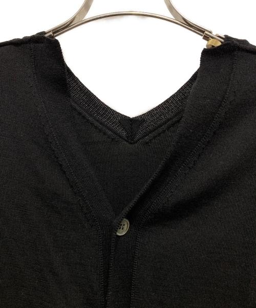 COMME des GARCONS（コムデギャルソン）COMME des GARCONS (コムデギャルソン) 変形カーディガン ブラック サイズ:Sの古着・服飾アイテム