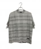 BLACK LABEL CRESTBRIDGEブラックレーベル クレストブリッジ）の古着「サマーニット」｜グレー