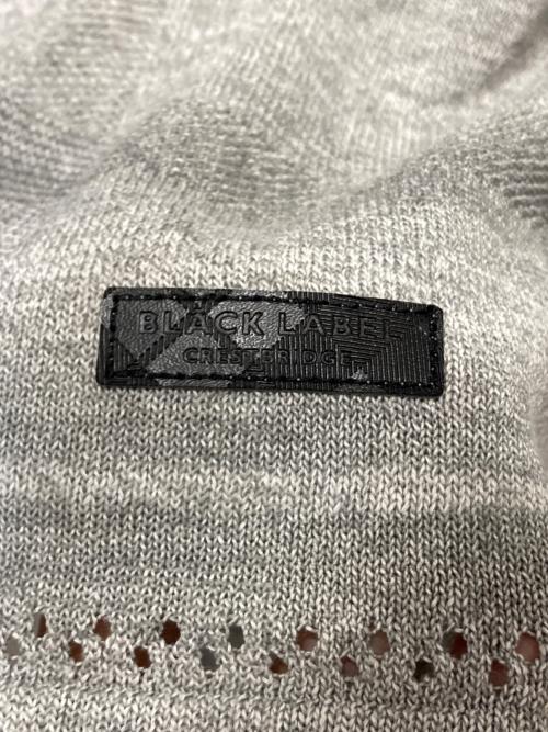 BLACK LABEL CRESTBRIDGE（ブラックレーベル クレストブリッジ）BLACK LABEL CRESTBRIDGE (ブラックレーベル クレストブリッジ) サマーニット グレー サイズ:-の古着・服飾アイテム