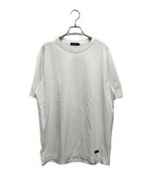 BLACK LABEL CRESTBRIDGE（ブラックレーベル クレストブリッジ）の古着「ショルダーチェックTシャツ」｜ホワイト
