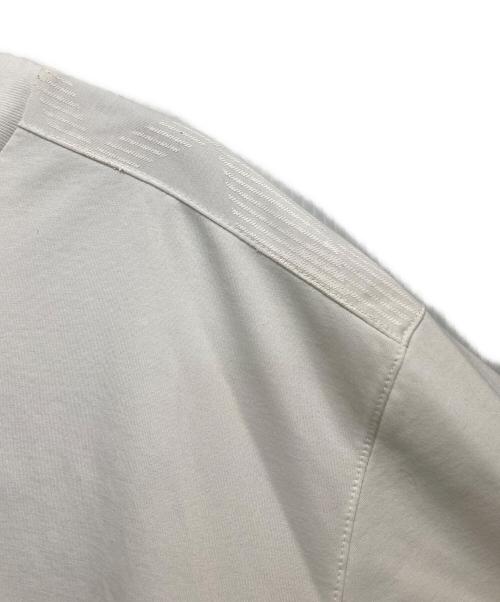 BLACK LABEL CRESTBRIDGE（ブラックレーベル クレストブリッジ）BLACK LABEL CRESTBRIDGE (ブラックレーベル クレストブリッジ) ショルダーチェックTシャツ ホワイト サイズ:Lの古着・服飾アイテム