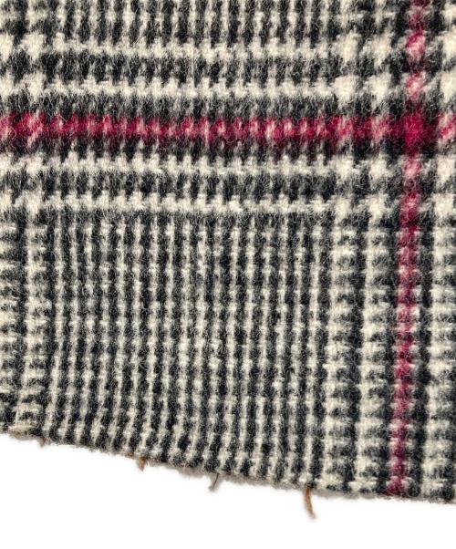 JOHN ELLIOTT（ジョン エリオット）JOHN ELLIOTT (ジョン エリオット) チェックステンカラーコート グレー サイズ:2の古着・服飾アイテム