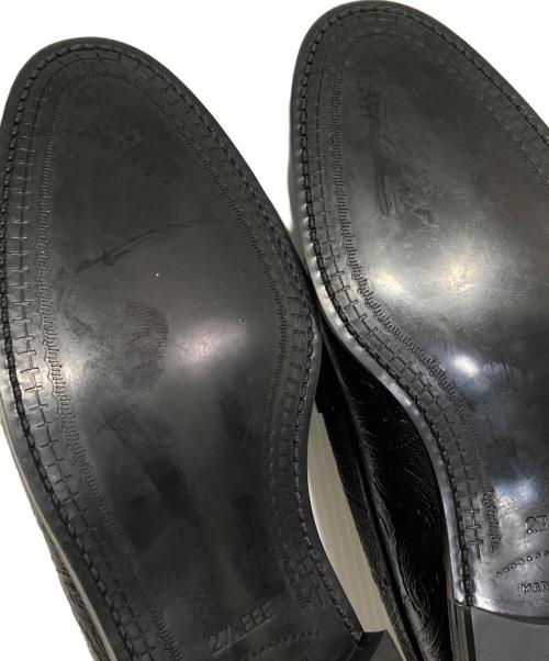 kenford（ケンフォード）kenford (ケンフォード) ローファー ブラック×ターコイズ サイズ:27 1/2EEEの古着・服飾アイテム