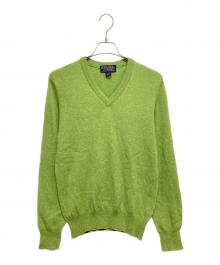 BROOKS BROTHERS（ブルックスブラザーズ）の古着「3 ply scottish cashmere sweater」｜グリーン