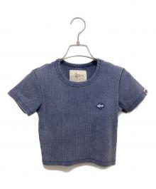 APE BY A BATHING APE（エイプバイアベイシングエイプ）の古着「ミニTee」｜ネイビー