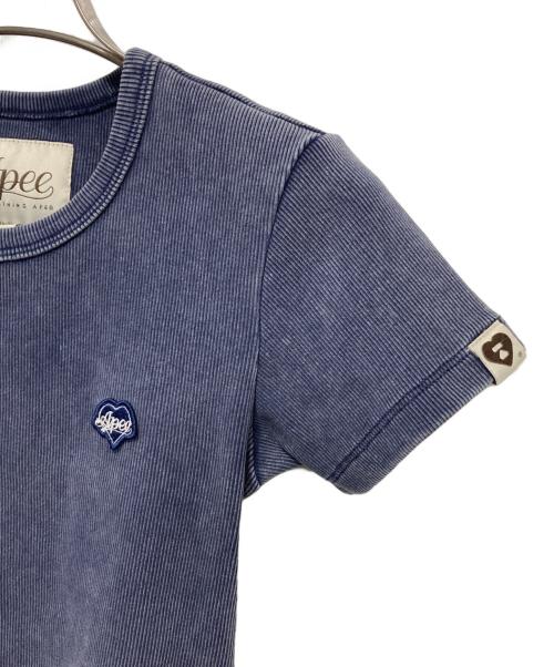 APE BY A BATHING APE（エイプバイアベイシングエイプ）ape by a bathing ape (エイプバイアベイシングエイプ) ミニTee ネイビー サイズ:Sの古着・服飾アイテム