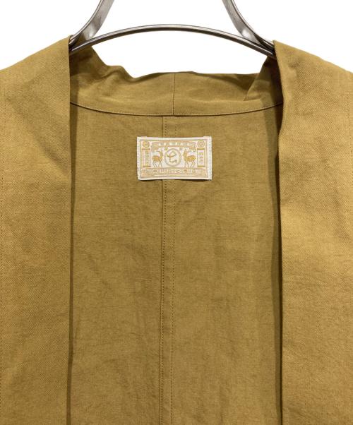中川政七商店（ナカガワマサシチショウテン）中川政七商店 (ナカガワマサシチショウテン) はっぴコート ベージュ サイズ:Mの古着・服飾アイテム
