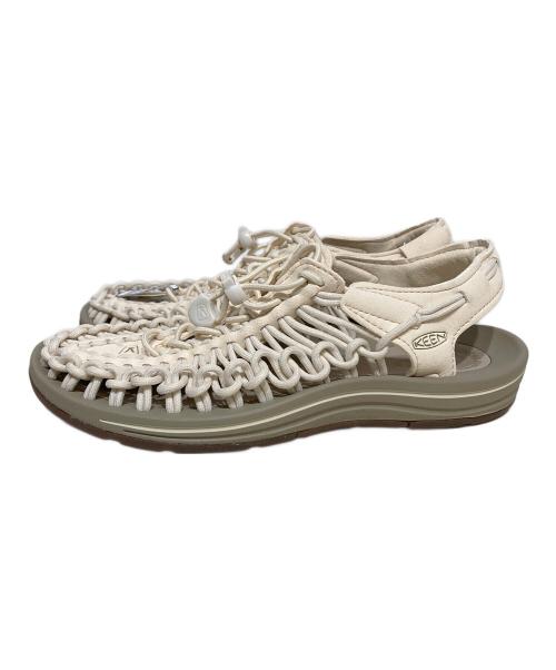 KEEN（キーン）KEEN (キーン) UNEEKサンダル ホワイト サイズ:24の古着・服飾アイテム