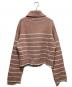 HER LIP TO (ハーリップトゥ) Striped Turtleneck Knit Pullover ピンク サイズ:F：5000円