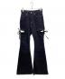 Resexxy（リゼクシー）の古着「Cut Out Ribbon Denim Pants」｜インディゴ